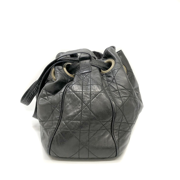 Dior Leather Shoulder Nappa Bag Black - Picture 1 of 16